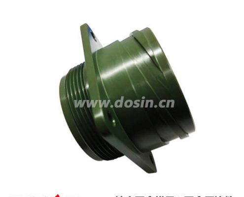 电镀绿锌航空插头铝合金压铸方型壳体