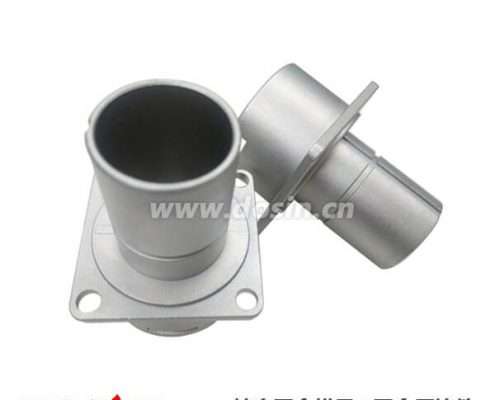 圆形毗连器方板法兰铝合金壳压铸体