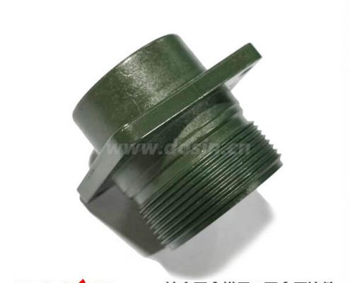 电镀绿锌航空插头铝合金5015方型壳体压铸件