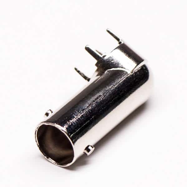 弯头BNC母头外壳锌合金镀镍7086无牙